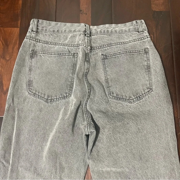 Pretty Little Thing Jeans Us 10 UK 14 High Rise Straight Distressed Women’s - Picture 6 of 11